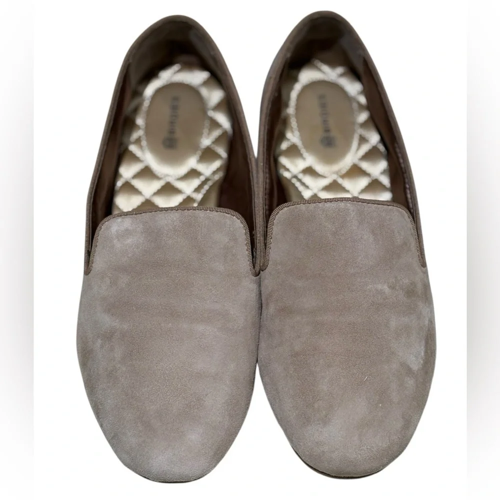 Birdies Tan Suede Loafers